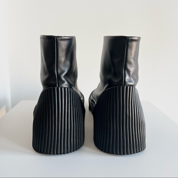 3.1 Phillip Lim black zip up Lela combat lugged platform ankle boots - Picture 5 of 13